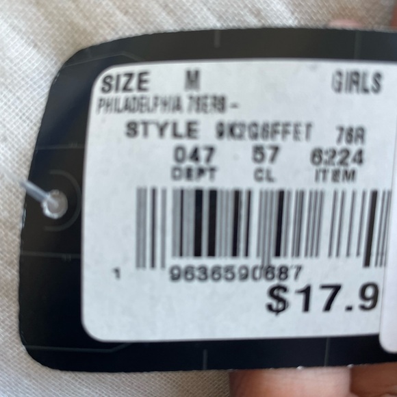 Philadelphia Sixers size M girls. NWT. - Picture 3 of 3